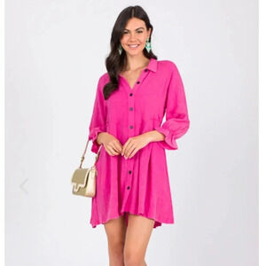 Umgee Washed Pink Dress